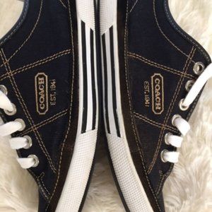 COACH Sneakers, Black, size 6.5,